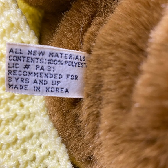 EUC Vtg Gerber Tender Loving Care (TLC) Teddy Bear Toy Plush Stuffed Animal - Picture 6 of 11